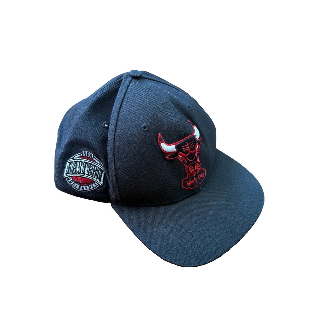 ‘47 Brand Chicago Bulls Adjustable Strapback Black Hat Cap NBA Basketball
